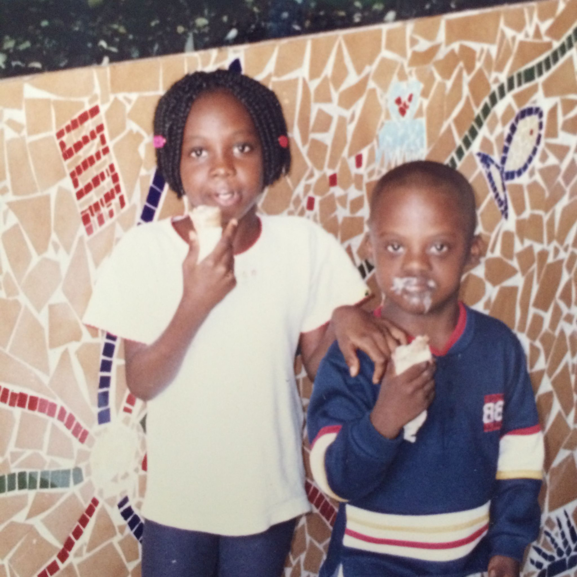 Abimbola and her brother, Folarin — photograph 5 of 11